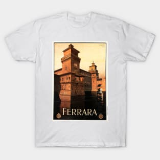 FERRARA Northern Italy For Holidays ENIT Advertisement Vintage Travel T-Shirt